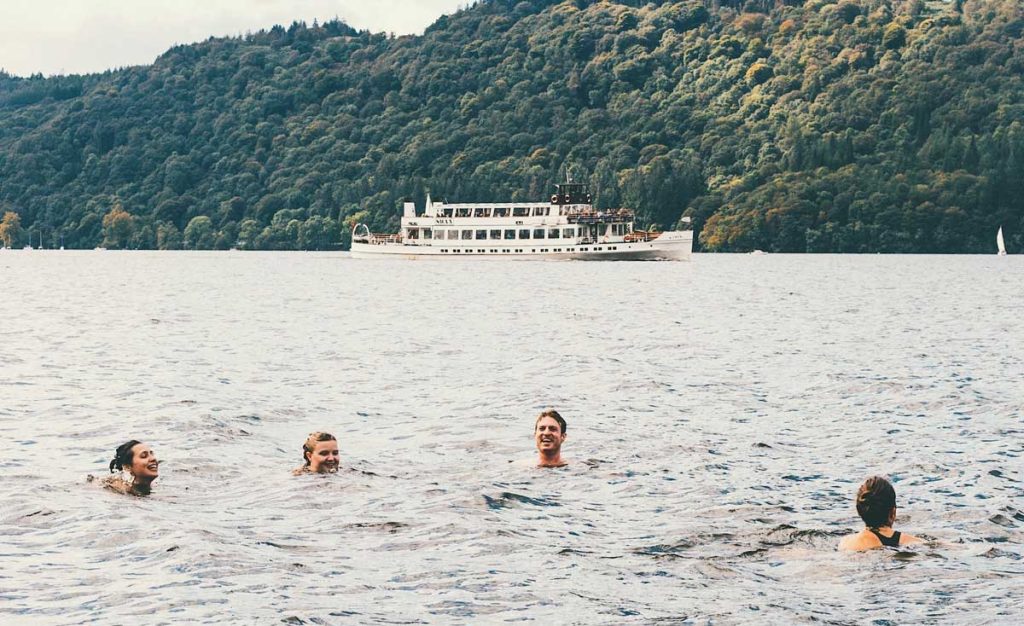 Swimming in Windermere