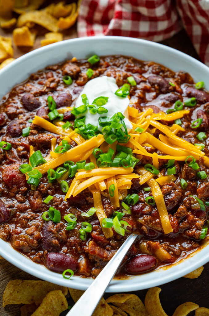 Beef and bean chili recipe